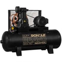 Compressor Schulz Csl 30 Bravo 250lts 175lbs 7.5cv Trifásico