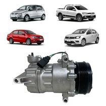 COMPRESSOR VW MODELO SANDEN MSI FOX/SAVEIRO/VOYAGE/GOL 2013 POLIA 6PK 110MM 12V OEM: 5V0820803F Única