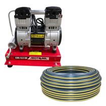 CompressorAr Direto CMI 8,0 Motomil 220V para Poço Artesiano até 100 Metros Isento de Oleo Kit com Rolo de Mangueira