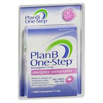 Comprimido anticoncepcional de emergência de uma etapa Plano B 1 cada por Plano B One-Step (pacote com 2)