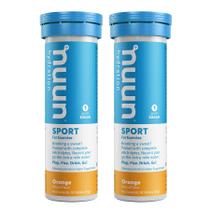 Comprimido de bebida esportiva rica em eletrólitos Nuun Bev Tube Orange