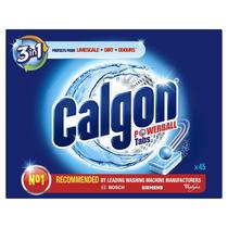 Comprimidos amaciadores de água Calgon 3 em 1, 45 comprimidos Comprimidos amaciadores de água Calgon 3 em 1, 45 comprimidos