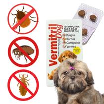 Comprimidos Anti Pulgas, Carrapatos, Piolhos, Vermes e Sarna para Cães Filhotes Comprimidos Anti Pulgas, Carrapatos, Piolhos, Vermes e Sarna para Cães Filhotes