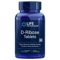 Comprimidos D-Ribose 100 comprimidos da Life Extension (pacote com 6)