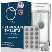 Comprimidos de água de hidrogênio EVOLV Hydrogen 12 PPM 30 comprimidos