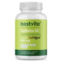 Comprimidos de cafeína BESTVITE Cafeína 100mg SR 120 cápsulas Comprimidos de cafeína BESTVITE Cafeína 100mg SR 120 cápsulas
