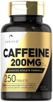 Comprimidos de cafeína Carlyle 200 mg 250 comprimidos Advanced Athlete