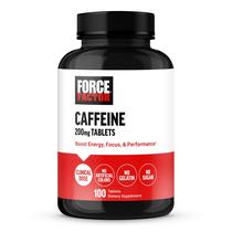 Comprimidos de cafeína Force Factor 200 mg para energia 100 comprimidos