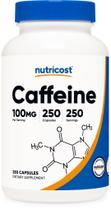 Comprimidos de cafeína Nutricost 100 mg/porção 250 cápsulas Comprimidos de cafeína Nutricost 100 mg/porção 250 cápsulas