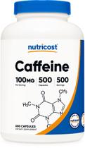 Comprimidos de cafeína Nutricost 100mg 500 cápsulas
