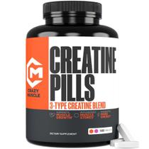 Comprimidos de creatina Crazy Muscle 3 Type Blend 5g 180 comprimidos Comprimidos de creatina Crazy Muscle 3 Type Blend 5g 180 comprimidos
