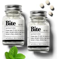 Comprimidos de creme dental Bite Whitening Nano Hidroxiapatita Xilitol Comprimidos de creme dental Bite Whitening Nano Hidroxiapatita Xilitol