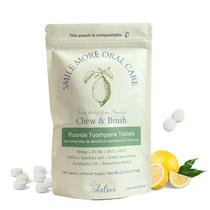 Comprimidos de creme dental Tidalove Smile More com Fluoreto Vegan 248 Comprimidos de creme dental Tidalove Smile More com Fluoreto Vegan 248