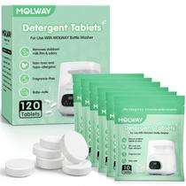 Comprimidos de detergente MOLWAY para lavadoras de mamadeiras 120 unidades Comprimidos de detergente MOLWAY para lavadoras de mamadeiras 120 unidades
