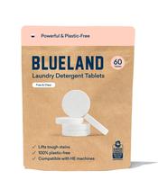 Comprimidos de detergente para a roupa BLUELAND 60 unidades sem perfume