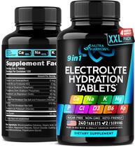 Comprimidos de eletrólitos NUTRAHARMONY com magnésio, sódio 240 comprimidos