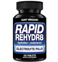 Comprimidos de eletrólitos Saint Mingiano Rapid Rehydr8 100 cápsulas
