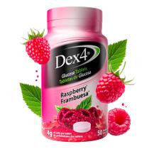 Comprimidos de Glicose Dex4 Sabor Framboesa de Ação Rápida 50 Comprimidos