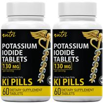 Comprimidos de iodeto de potássio Nature's Fusions 130 mg (120 comprimidos) Comprimidos de iodeto de potássio Nature's Fusions 130 mg (120 comprimidos)