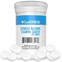 Comprimidos de Limpeza CleanEspresso para Máquina de Café Espresso - 40 Unidades (2g cada)