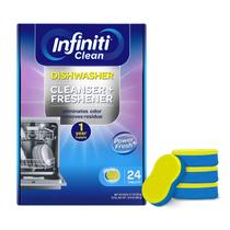 Comprimidos de limpeza de máquina de lavar louça Infiniti Clean 24, pacote de 500 ml