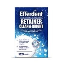 Comprimidos de limpeza de retentores Eferdent Retainer Clean & Bright