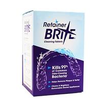 Comprimidos de Limpeza Retainer Brite - 96 Comprimidos para Aparelhos Dentários