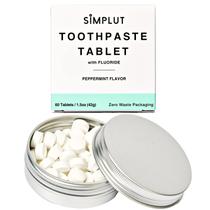 Comprimidos de Pasta de Dente SIMPLUT com Flúor - Pacote com 60 Unidades Comprimidos de Pasta de Dente SIMPLUT com Flúor - Pacote com 60 Unidades