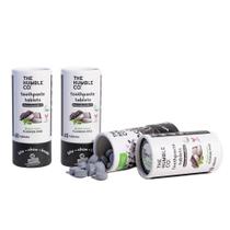 Comprimidos de Pasta de Dente The Humble Co. - Pacote com 3 - Carvão em Pó