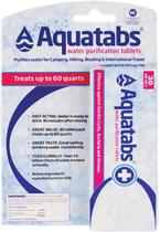 Comprimidos de purificação de água Aquatabs 49mg (pacote de 30) Comprimidos de purificação de água Aquatabs 49mg (pacote de 30)