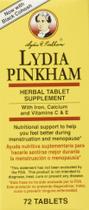 Comprimidos de suplemento Lydia Pinkham Menstruação Menopausa 72ct Comprimidos de suplemento Lydia Pinkham Menstruação Menopausa 72ct