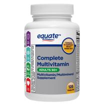 Comprimidos de suplemento multivitamínico/multimineral Equate Complete, para adultos com 50 anos