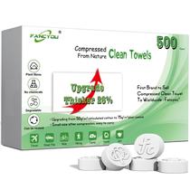 Comprimidos de toalha facial comprimidos FANCYOU 500 unidades embalados a granel