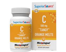 Comprimidos de vitamina C de fonte superior 500 mg de laranja picante 90 unidades