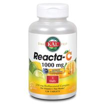 Comprimidos de Vitamina KAL Reacta-C com Bioflavonoides 120 Unidades Comprimidos de Vitamina KAL Reacta-C com Bioflavonoides 120 Unidades