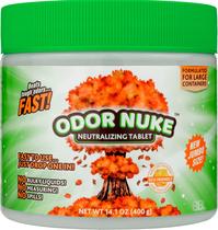 Comprimidos desodorizantes Odor Nuke para banheiro de cabeceira 400 ml - 2x