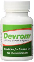 Comprimidos Devrom Frasco de 100 comprimidos para mastigar