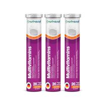 Comprimidos efervescentes multivitamínicos nutrazul 60 comprimidos