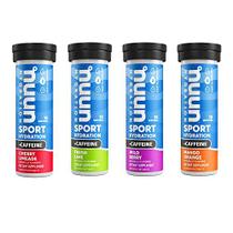 Comprimidos eletrolíticos Nuun Sport + Cafeína para hidrataç