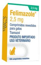 Comprimidos Felimazole 2,5 Mg Contém 100 Comprimidos