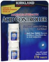 Comprimidos Kirkland Signature Acid Controller 20 mg de famotidina Comprimidos Kirkland Signature Acid Controller 20 mg de famotidina