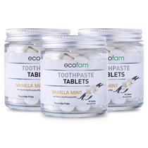 Comprimidos Mastigáveis EcoFam com Xilitol - 90 Comprimidos (Pacote com 3)