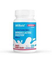 Comprimidos mastigáveis Milkaid Lactase Enzyme para intolerância à lactose