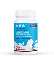 Comprimidos mastigáveis Milkaid Lactase Enzyme para intolerância à lactose