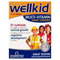 Comprimidos mastigáveis multivitamínicos Wellkid 30 comprimidos Comprimidos mastigáveis multivitamínicos Wellkid 30 comprimidos