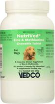 Comprimidos mastigáveis NutriVed Zinc e Metionina para cães (100) Comprimidos mastigáveis NutriVed Zinc e Metionina para cães (100)