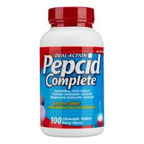 Comprimidos mastigáveis Pepcid Complete Dual Action 100 ct x 3