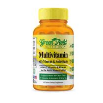 Comprimidos multivitamínicos Greenfield Nutritions Halal 60 mulheres e homens