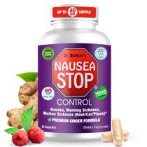 Comprimidos para alívio de náuseas Nausea Stop Dr. Barton's 80 cápsulas