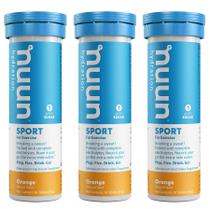 Comprimidos para bebidas com eletrólitos Nuun Sport Orange 30 comprimidos